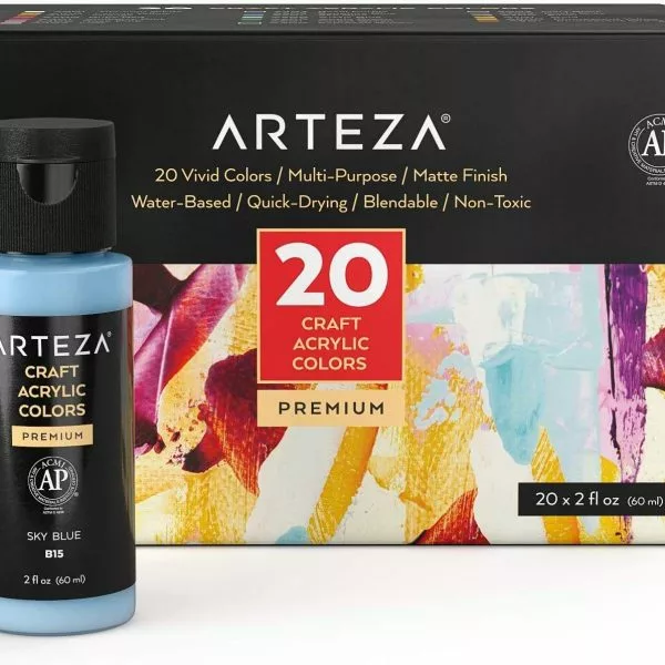 Pittura Acrilica Multiuso per Artigianato
