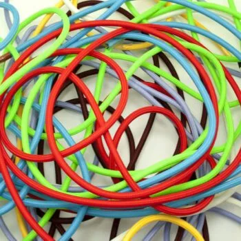 Cavi elettrici colorati organizzazione