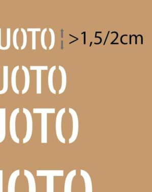 Testo Stencil (3) stencil testo