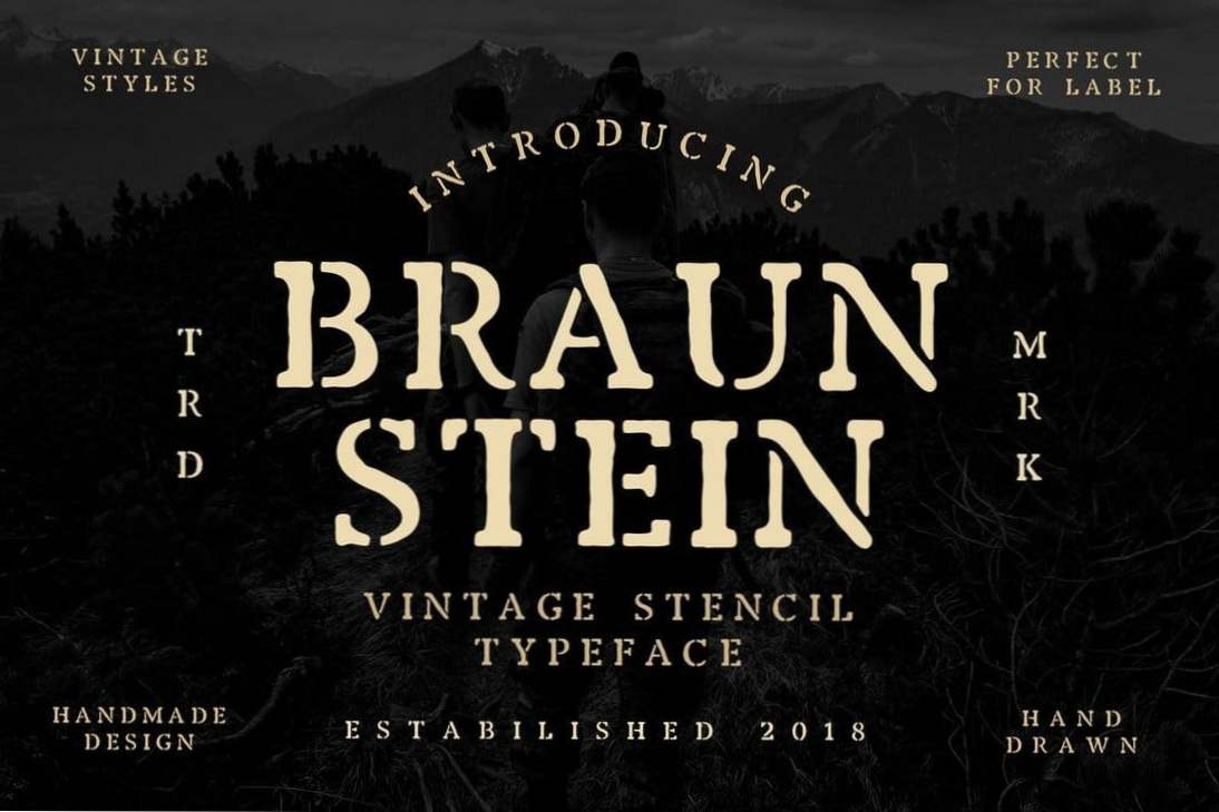 Braunstein Font