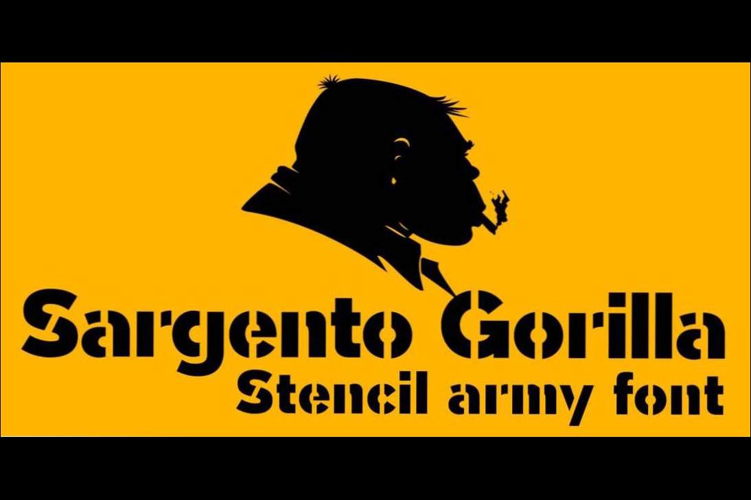 Font Sargento Gorila