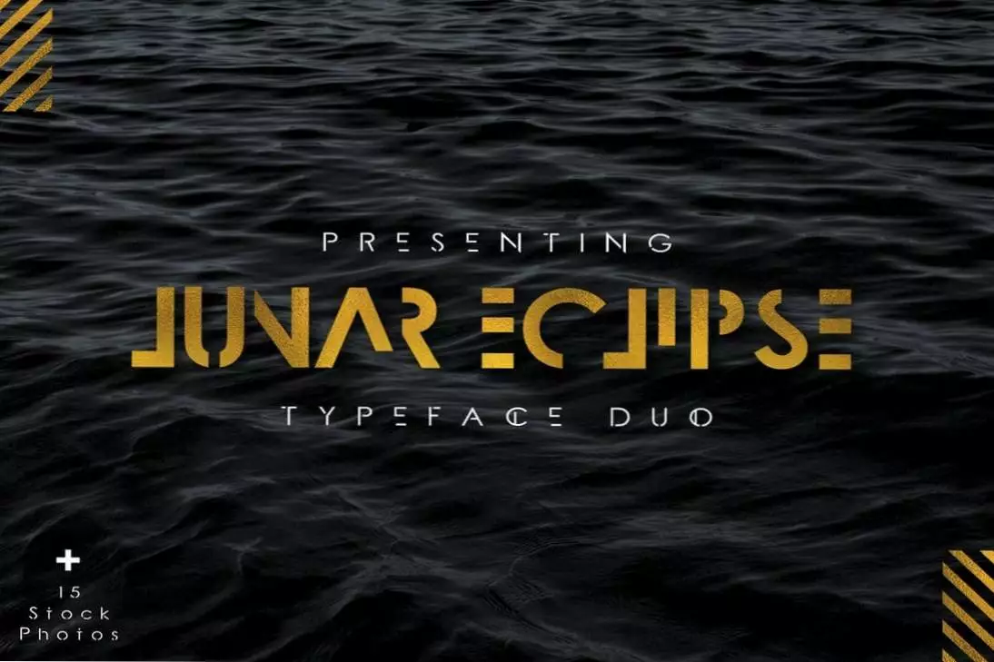 Lunar Eclipse Font Duo