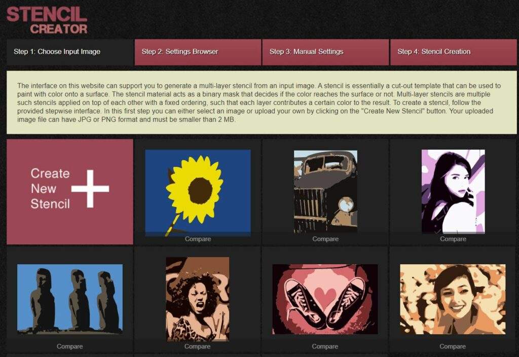 Stencil Creator Software Per La Realizzazione Automatica Di Uno