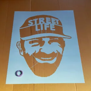 large stencil